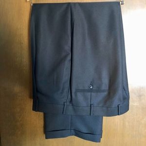 Sean John Mens Slack Black Pinstripe